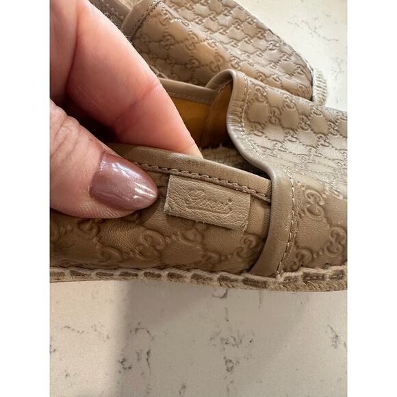 Gucci Microguccissima Leather Espadrille - EU 37 - Picture 10 of 11